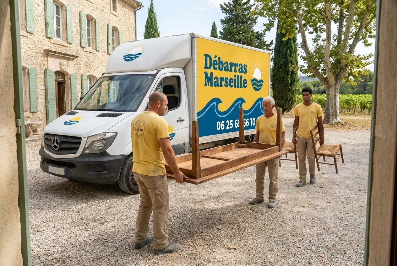 Débarras à Aix-en-Provence avec l'équipe de Débarras Marseille