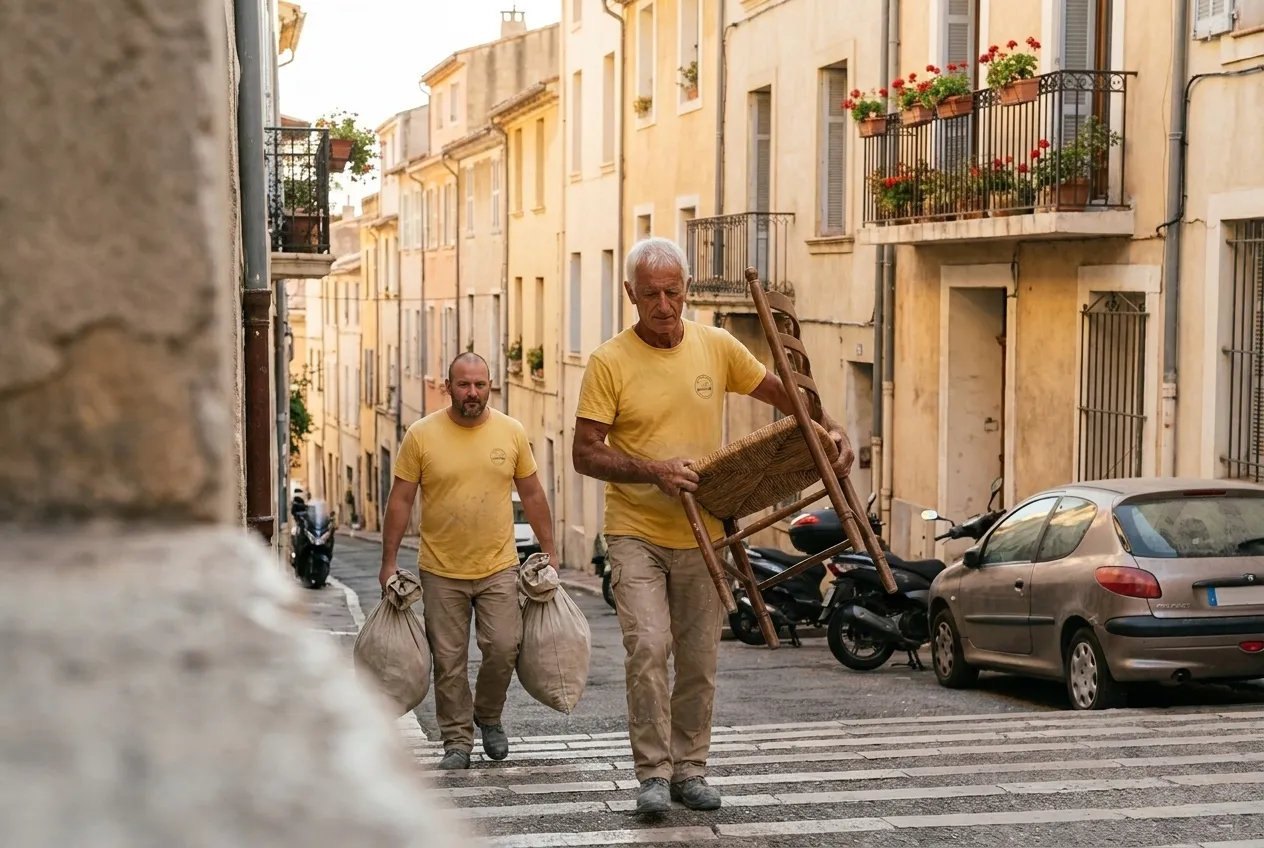 Débarras à Aubagne avec l'équipe de Débarras Marseille