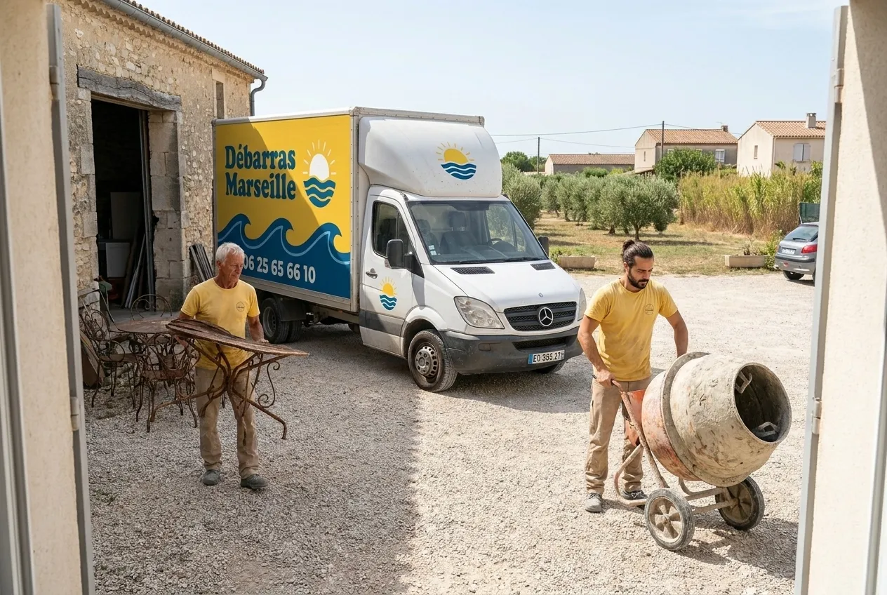 Débarras à Berre-l'Étang avec l'équipe de Débarras Marseille