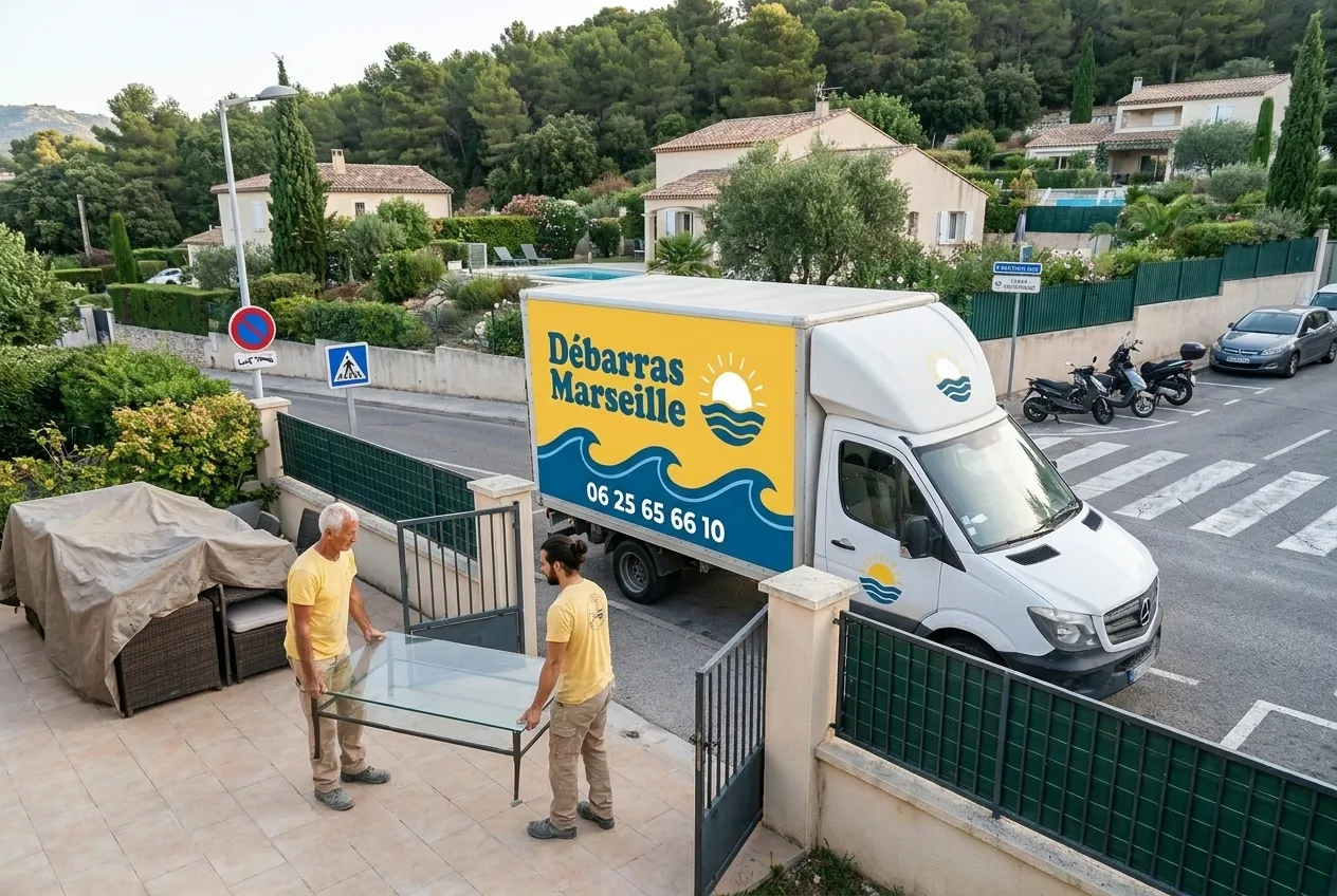 Débarras à Bouc-Bel-Air avec l'équipe de Débarras Marseille
