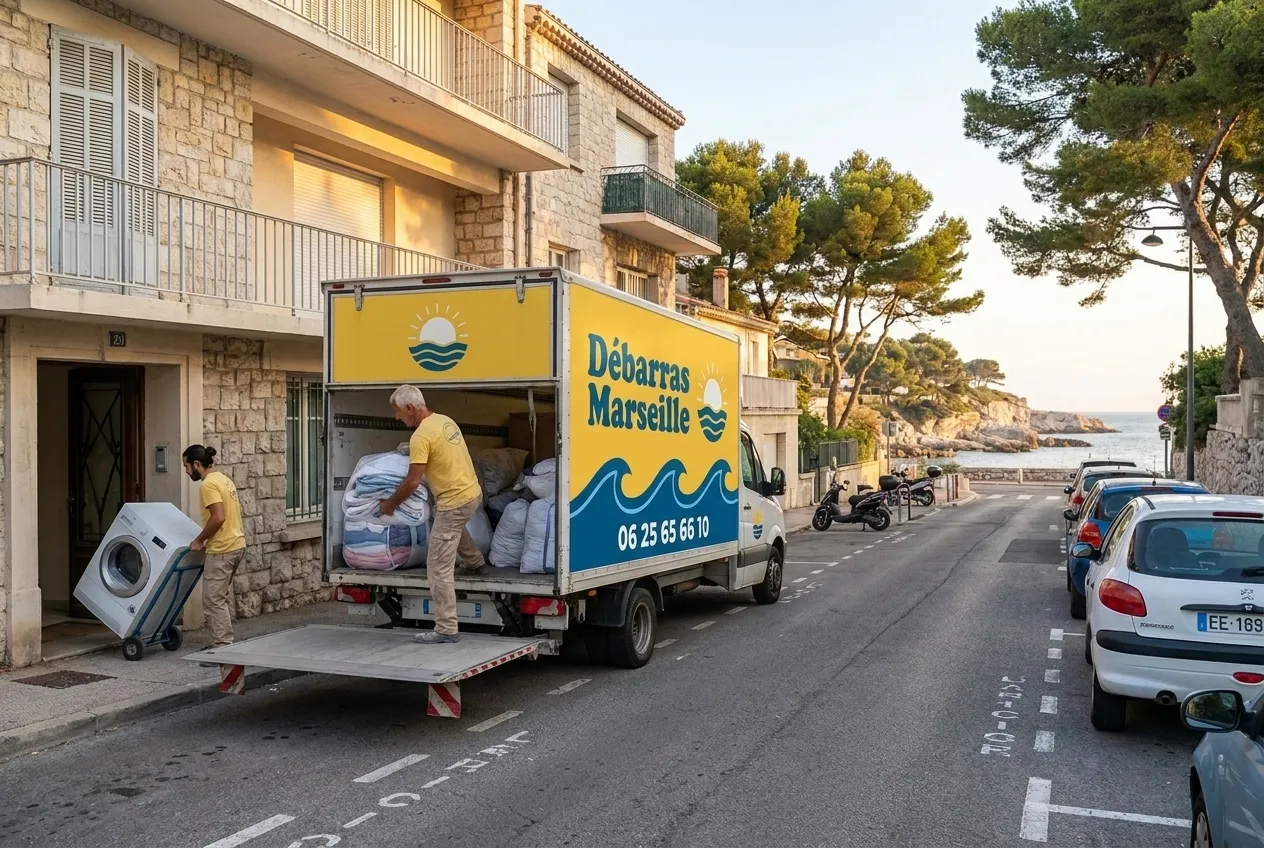 Débarras à Cassis avec l'équipe de Débarras Marseille