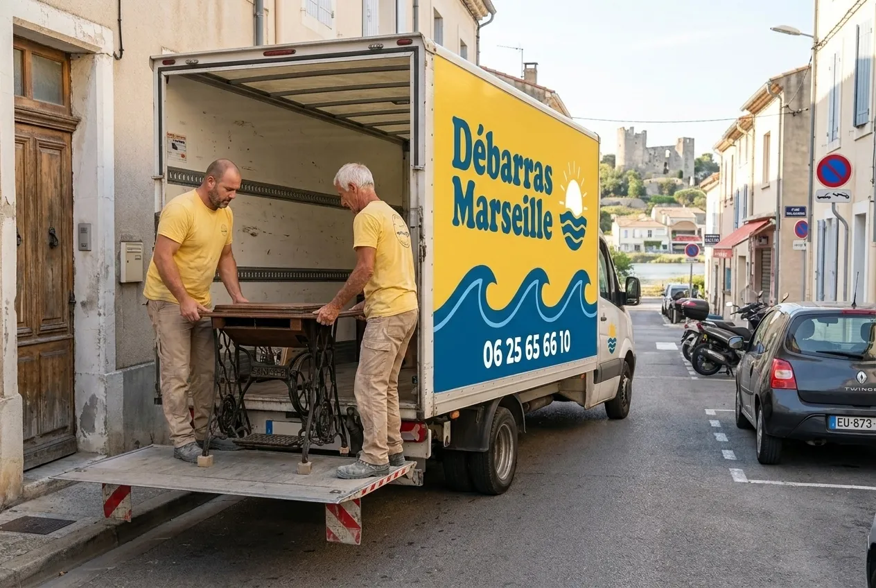 Débarras à Châteauneuf-les-Martigues avec l'équipe de Débarras Marseille