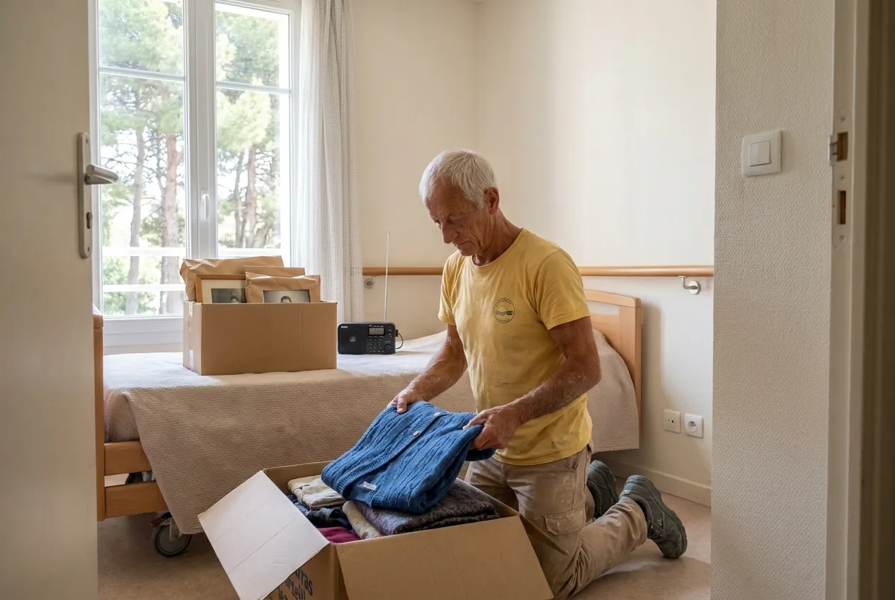 Débarras entrée en EHPAD : l'équipe de Débarras Marseille à l'ouvrage