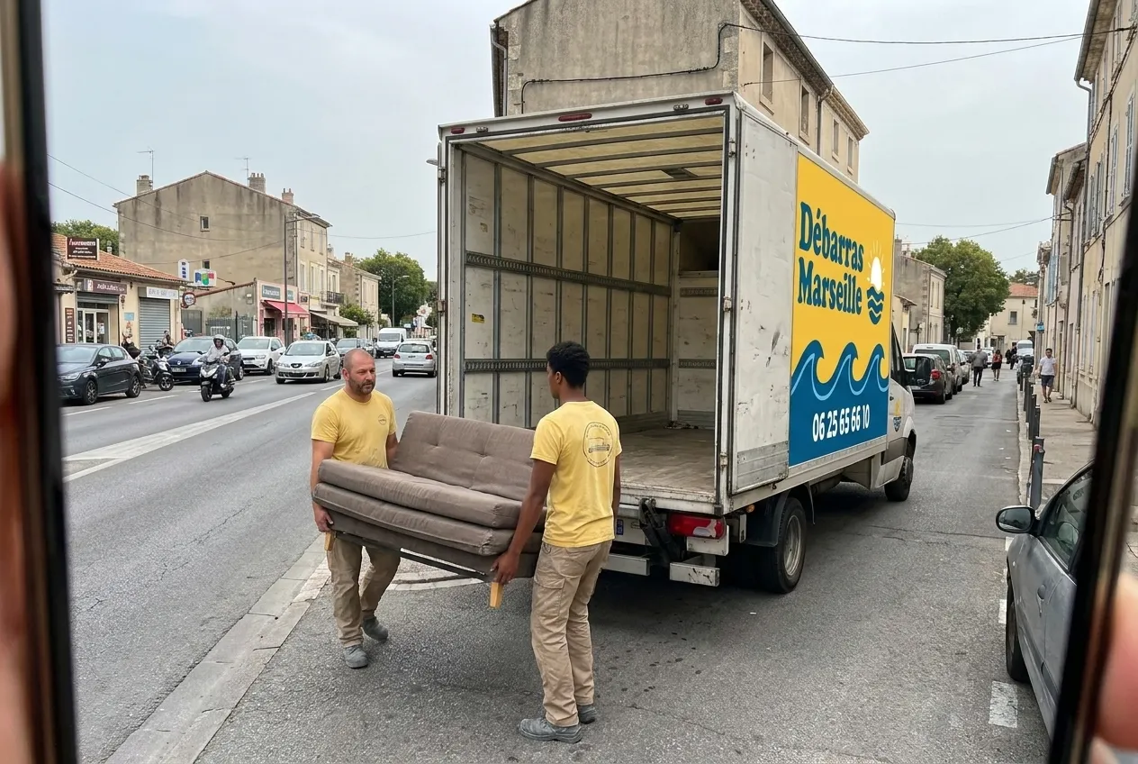 Débarras à Les Pennes-Mirabeau avec l'équipe de Débarras Marseille
