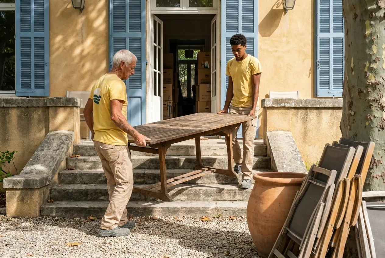 Débarras maison : l'équipe de Débarras Marseille à l'ouvrage