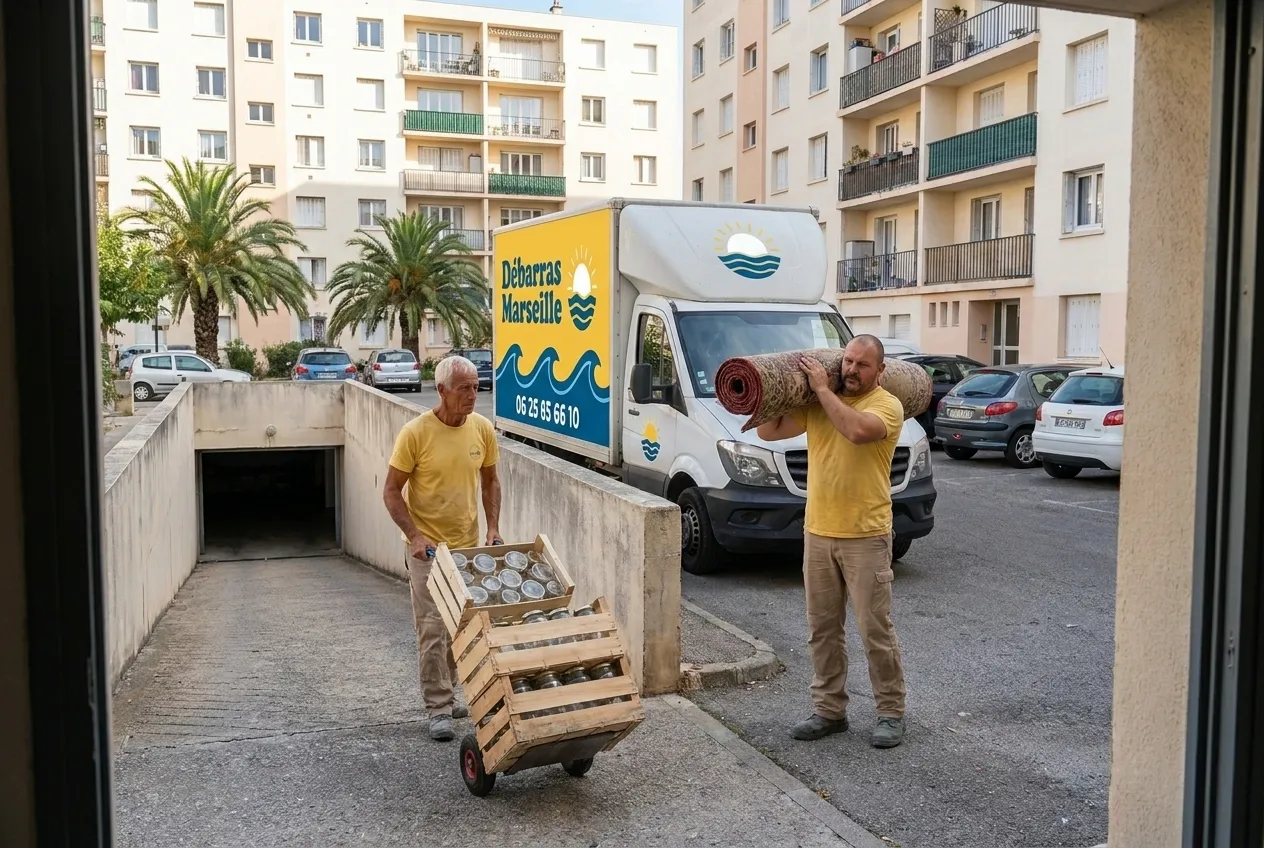 Débarras à Marignane avec l'équipe de Débarras Marseille