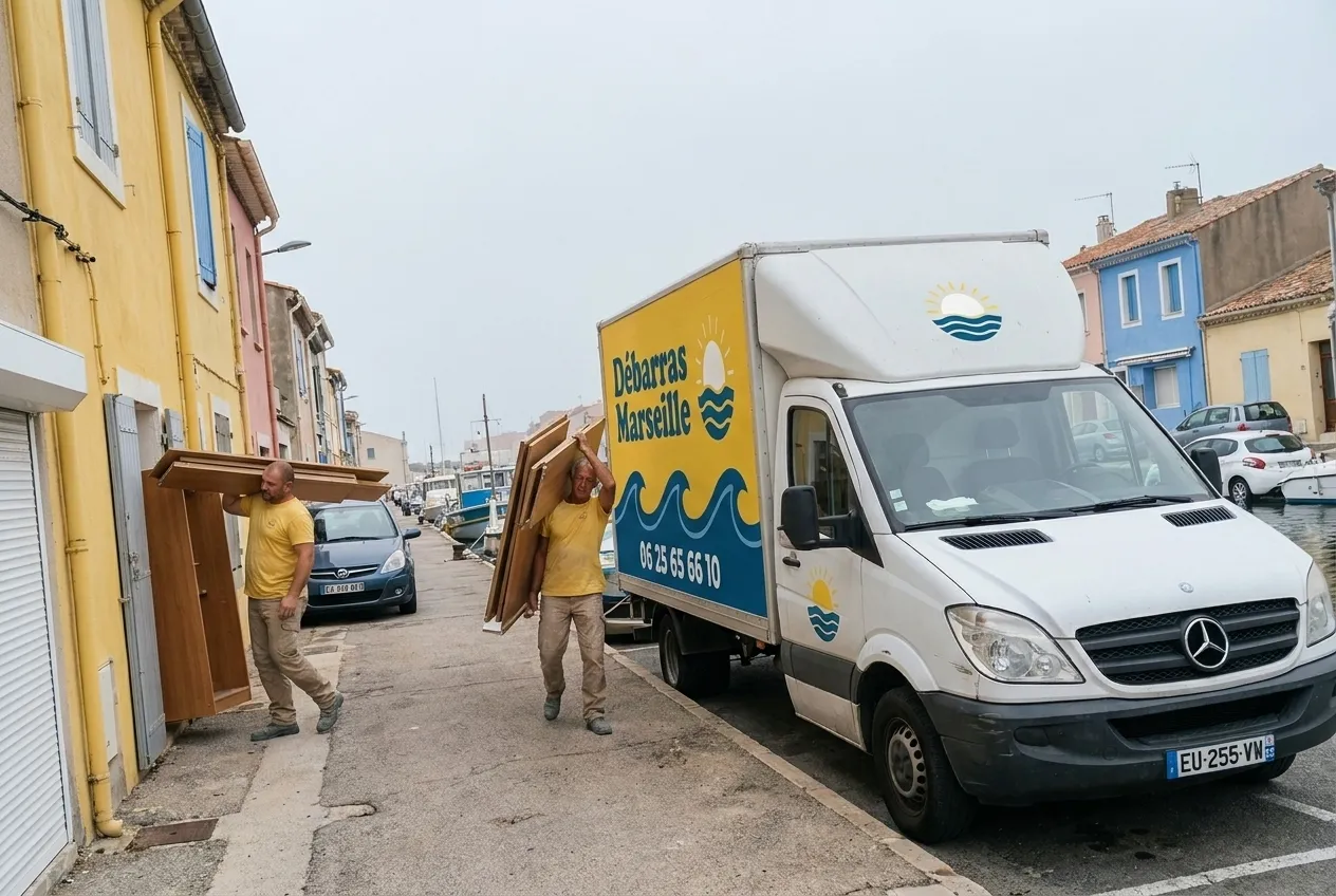 Débarras à Martigues avec l'équipe de Débarras Marseille