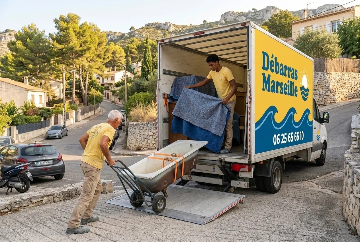 Débarras à Plan-de-Cuques avec l'équipe de Débarras Marseille