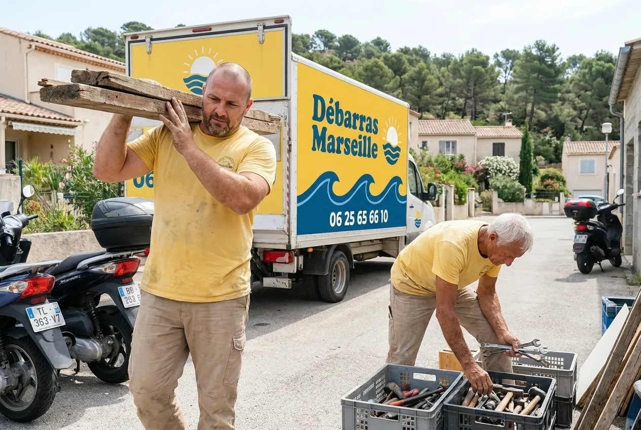 Débarras à Septèmes-les-Vallons avec l'équipe de Débarras Marseille